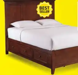 Leon's San Mateo 3-Piece Queen Storage Bed - Tuscan offer