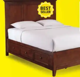 Leon's San Mateo 3-Piece Queen Storage Bed - Tuscan offer