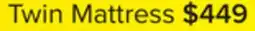 Leon's Kingsdown Mila Medium Twin Mattress offer