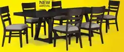 Leon's Hearst 7-Piece Extendable Trestle Dining Set - Dark Oak offer