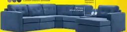 Leon's Feeling Connected - Connex 6-Piece Modular Sectional with Storage Console - Blue offer