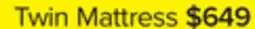 Leon's Kingsdown Oxford Firm Tight Top Twin Mattress offer