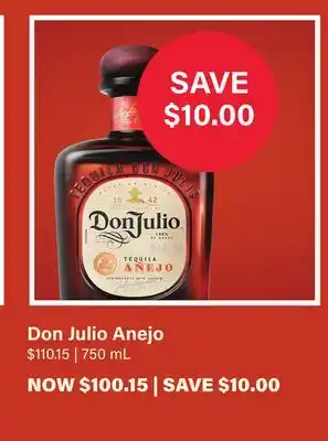 LCBO Don Julio Anejo offer