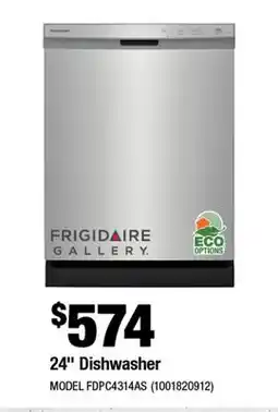 Home Depot 24 Dishwasher offer
