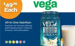 Nature's Source and Nature's Signature vega All-In-One Nutrition offer
