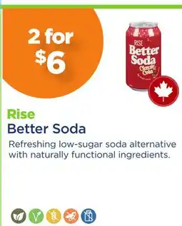 Nature's Source and Nature's Signature Rise Better Soda offer