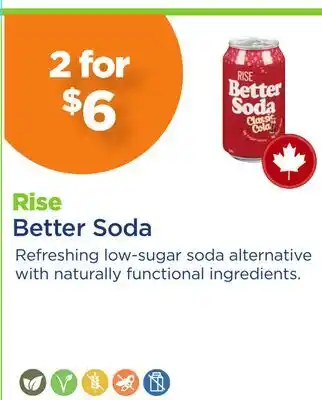 Nature's Source and Nature's Signature Rise Better Soda offer