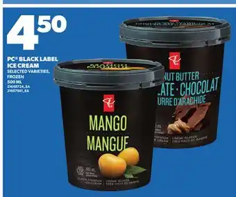 Independent City Market PC BLACK LABEL ICE CREAM, 500 ML offer
