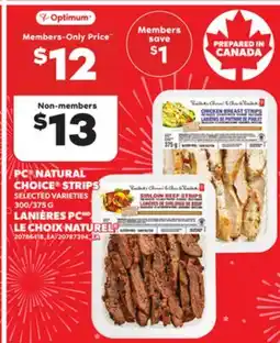 Independent City Market LANIÈRES PC LE CHOIX NATUREL , 300/375 G offer