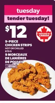 Independent City Market 9 MORCEAUX DE LANIÈRES DE POULET, 870 G offer