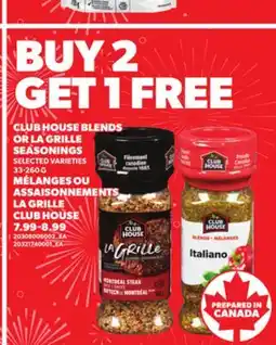 Independent City Market MÉLANGES OU ASSAISONNEMENTS LA GRILLE CLUB HOUSE, 33-260 G offer