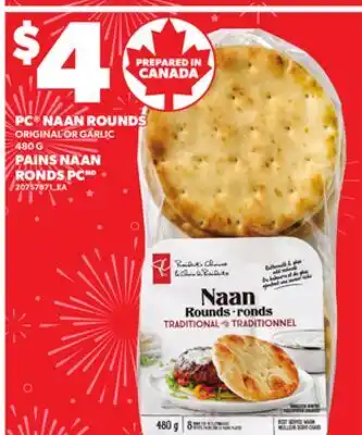 Independent City Market PAINS NAAN RONDS PC, 480 G offer