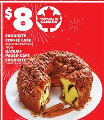Independent City Market GÂTEAU PAUSE-CAFÉ EXQUISITE, 750 G offer