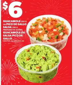 Independent City Market GUACAMOLE OU SALSA PICO DE GALLO offer