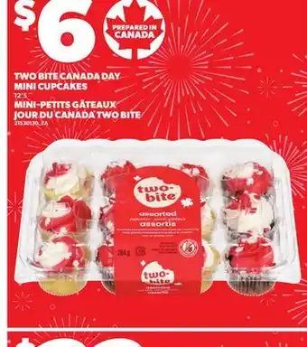 Independent City Market MINI-PETITS GÂTEAUX JOUR DU CANADA TWO BITE, 12'S offer