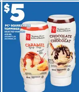 Independent City Market PC SQUEEZABLE TOPPINGS, 428 ML offer