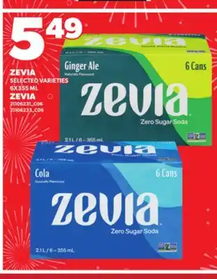 Independent City Market ZEVIA, 6X355 ML offer