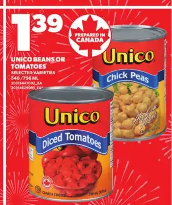 Independent City Market UNICO BEANS OR TOMATOES offer