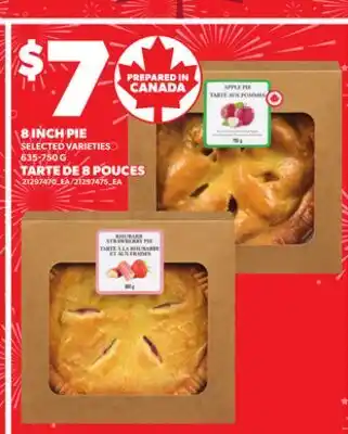 Independent City Market TARTE DE 8 POUCES, 635-750 G offer