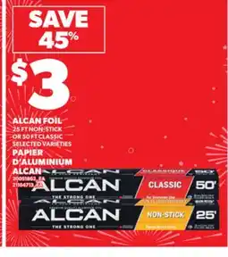 Independent City Market PAPIER D'ALUMINIUM ALCAN, 25 FT NON-STICK offer