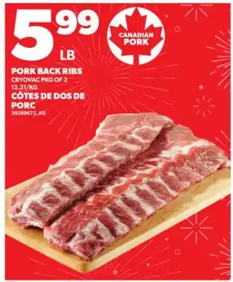 Independent City Market CÔTES DE DOS DE PORC offer