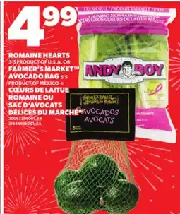 Independent City Market CŒURS DE LAITUE ROMAINE, 3'S OU ROMAINE OU SAC D'AVOCATS, 5'S DÉLICES DU MARCHÉ offer