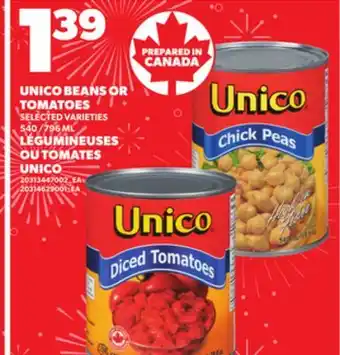 Independent City Market LÉGUMINEUSES OU TOMATES UNICO, 540 /796 ML offer