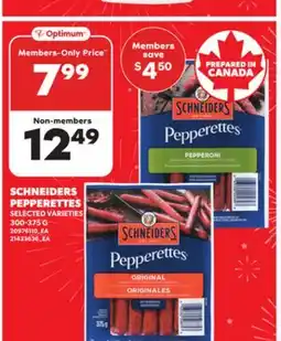 Independent City Market SCHNEIDERS PEPPERETTES, 300-375 G offer