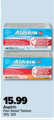 PharmaChoice Aspirin Pain Relief Tablets offer