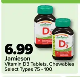 PharmaChoice Jamieson Vitamin D3 Tablets, Chewables offer
