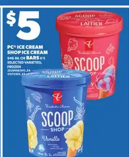 Independent City Market PC ICE CREAM SHOP ICE CREAM, 946 ML OR BARS, 6'S offer