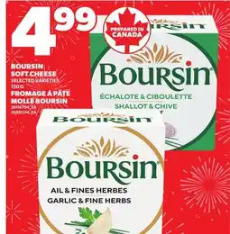 Independent City Market FROMAGE À PÂTE MOLLE BOURSIN, 150 G offer