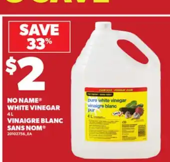 Independent City Market VINAIGRE BLANC SANS NOM , 4 L offer