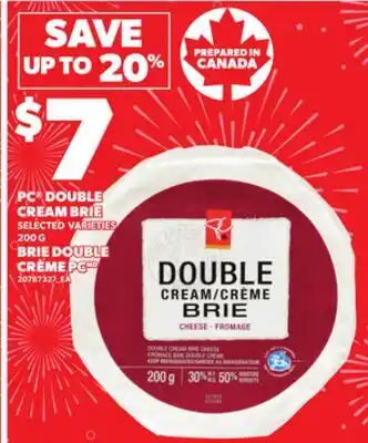 Independent City Market BRIE DOUBLE CRÈME PC, 200 G offer