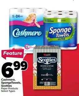 PharmaChoice Cashmere, SpongeTowels, Scotties Paper Products offer