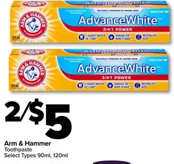 PharmaChoice Arm & Hammer Toothpaste offer
