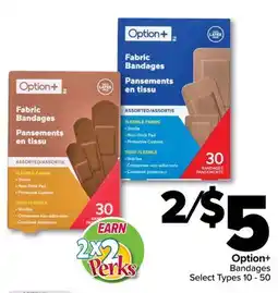 PharmaChoice Option+ Bandages offer