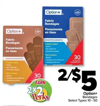 PharmaChoice Option+ Bandages offer