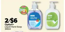 PharmaChoice Option+ Liquid Hand Soap offer