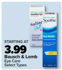 PharmaChoice Bausch & Lomb Eye Care offer