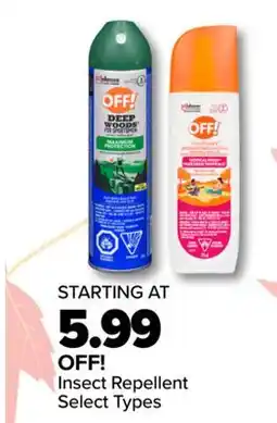 PharmaChoice OFF! Insect Repellent offer