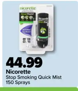 PharmaChoice Nicorette Stop Smoking Quick Mist offer