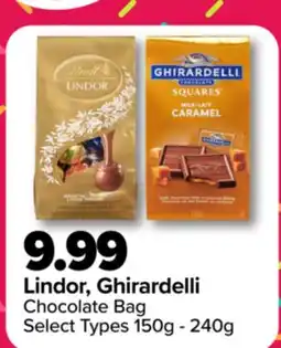 PharmaChoice Lindor, Ghirardelli Chocolate Bag offer