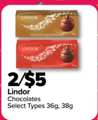 PharmaChoice Lindor Chocolates offer