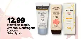PharmaChoice Hawaiian Tropic, Aveeno, Neutrogena Sun Care offer