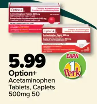 PharmaChoice Option+ Acetaminophen Tablets Caplets offer