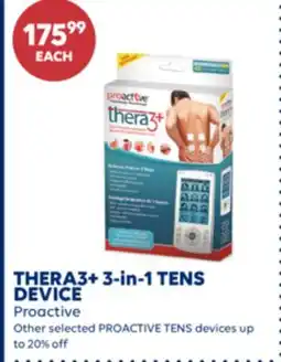 Wellwise by Shoppers THERA3+ 3-in-1 TENS DEVICE offer