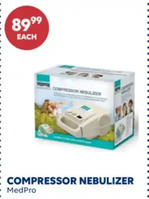 Wellwise by Shoppers MedPro COMPRESSOR NEBULIZER offer