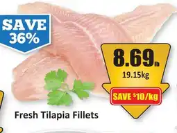 Starsky Fresh Tilapia Fillets offer
