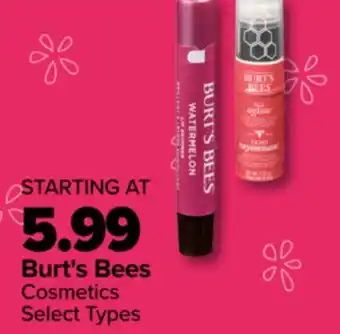 PharmaChoice Burt's Bees Cosmetics offer